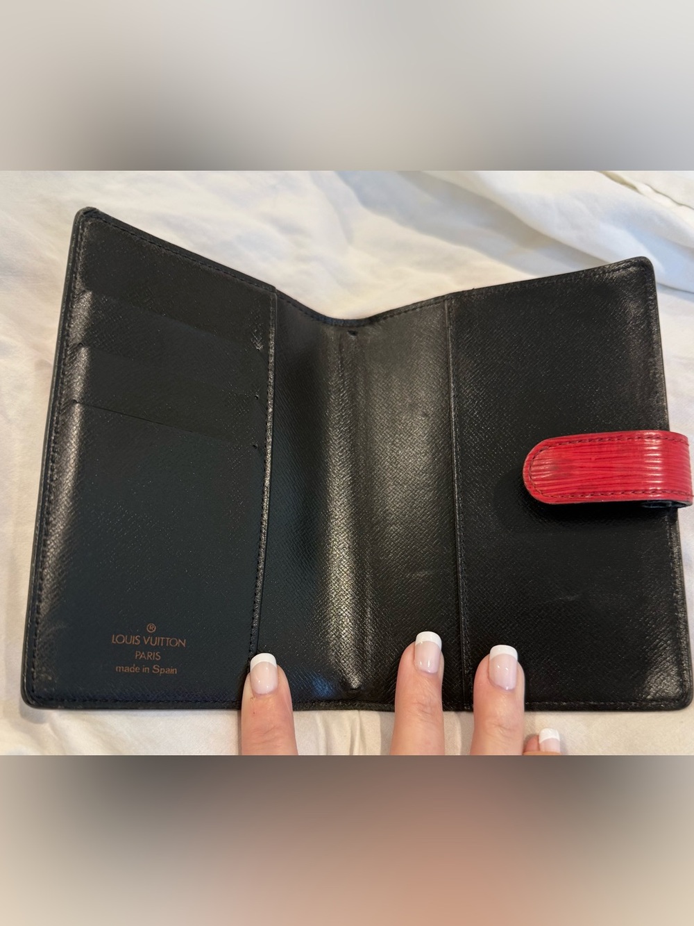 Authentic VGC Preloved Red Louis Vuitton Agenda PM notebook Epi leather - Picture 7 of 12